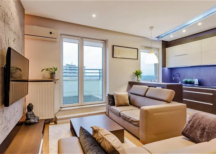 Lejlighed Lupoapartments Krolewska Z Klimatyzacja Penthouse Mandoria Parking Dostep Na Kod