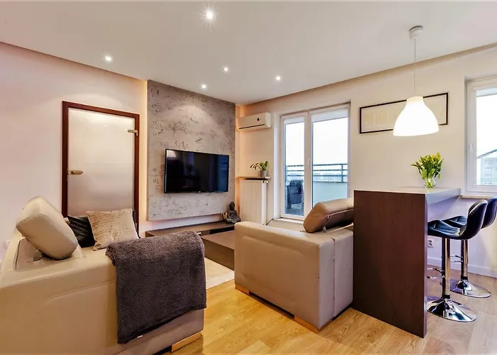 Lejlighed Lupoapartments Krolewska Z Klimatyzacja Penthouse Mandoria Parking Dostep Na Kod Łódź